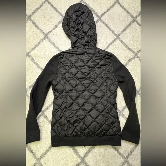 Eddie Bauer Women’s Small Swiss Model 1944 Knit Quilted Down Jacket Rising Sun - Picture 11 of 11